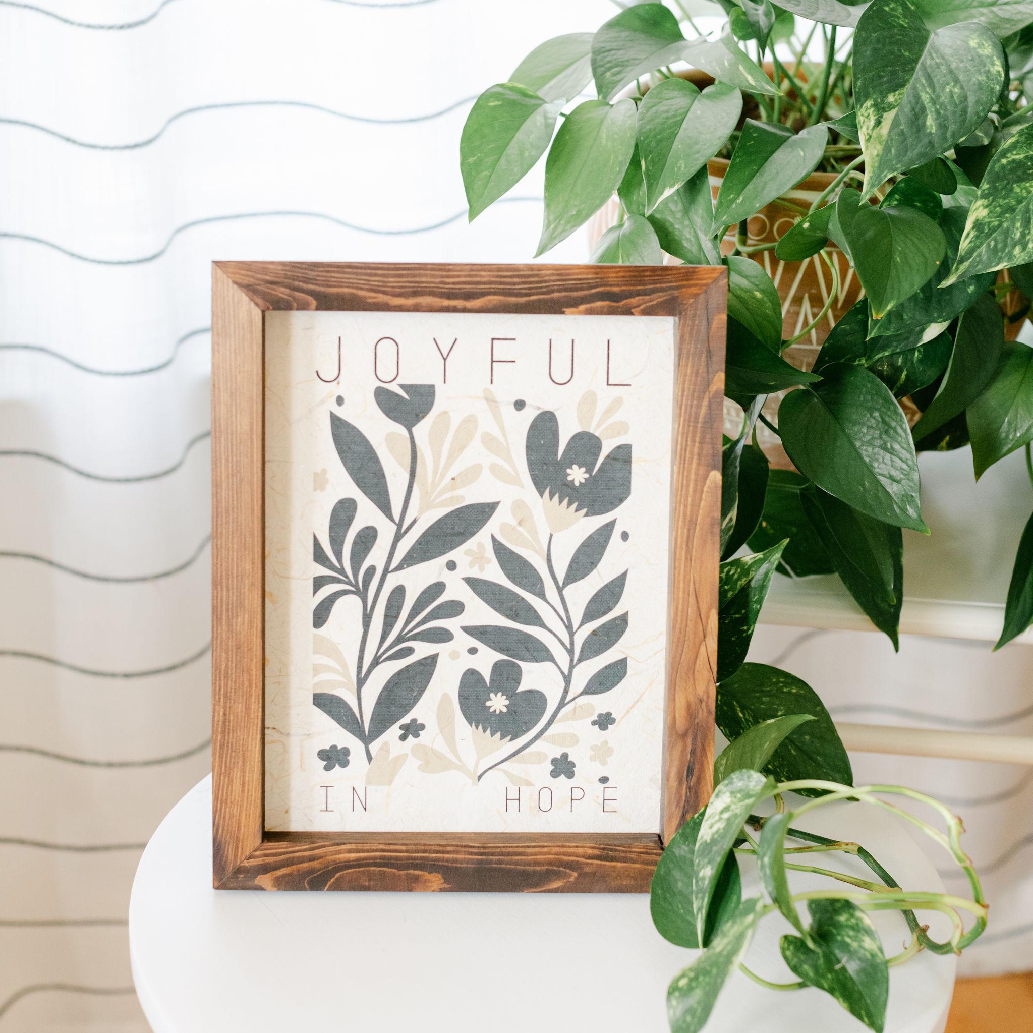 Joyfull In Hope Wall Art