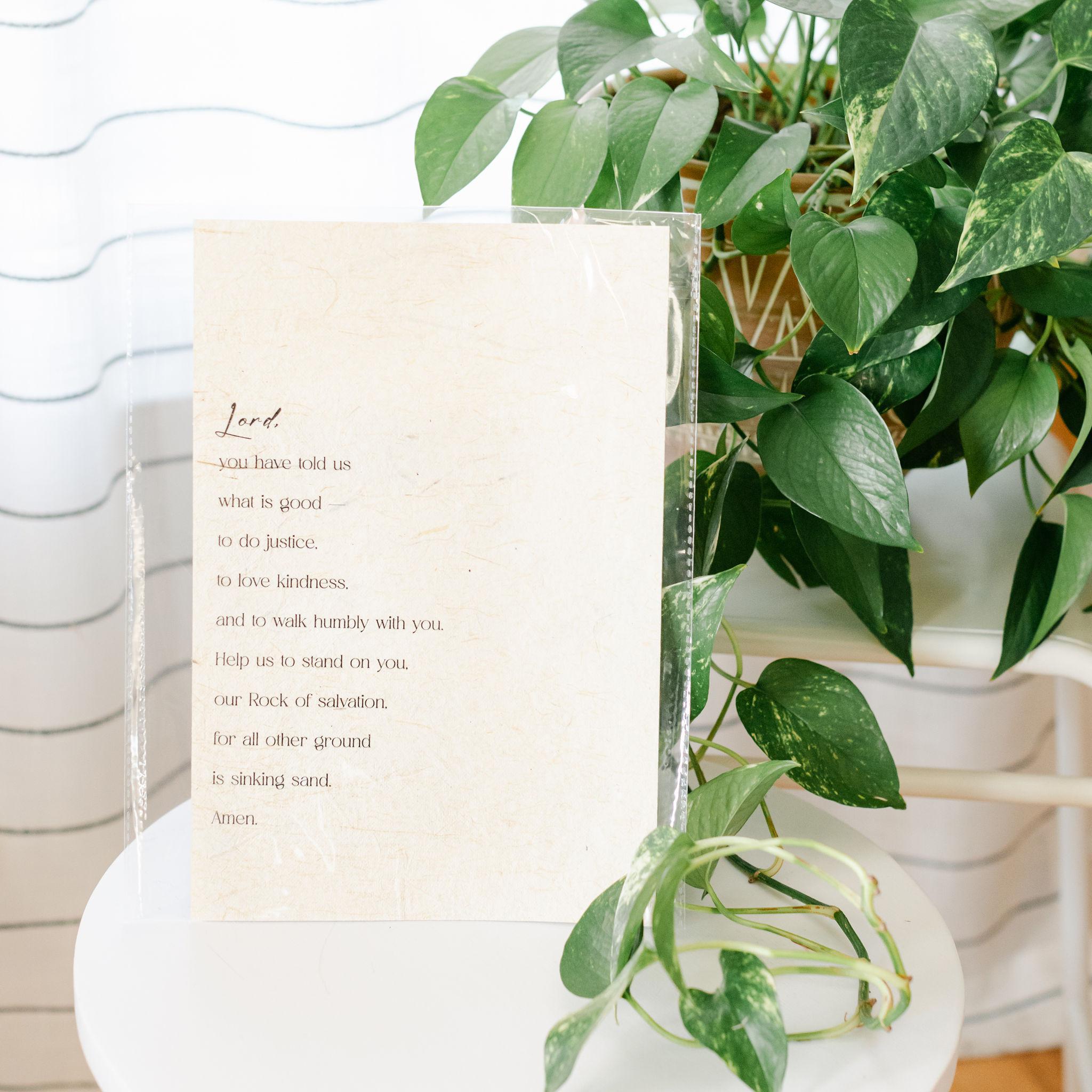 Banana Paper Hanging Print