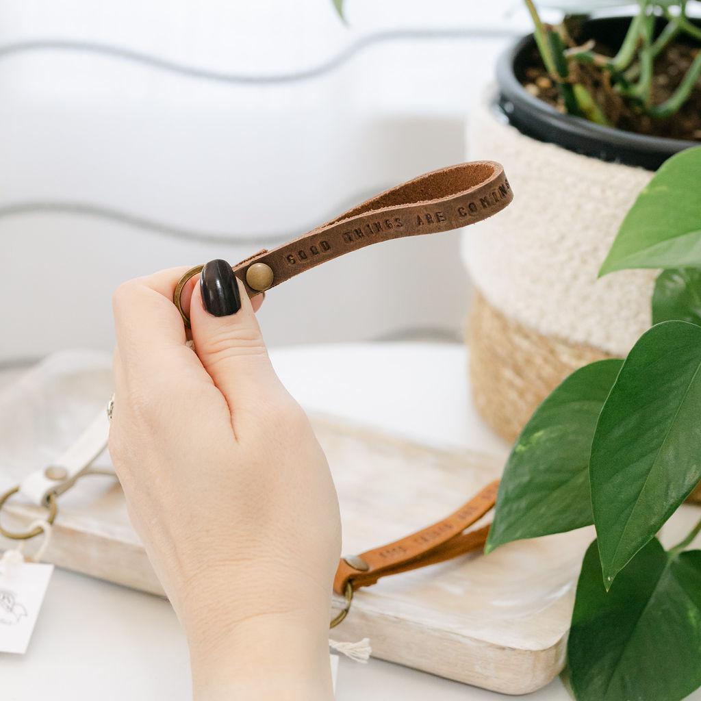 Good Things Are Coming Keychain