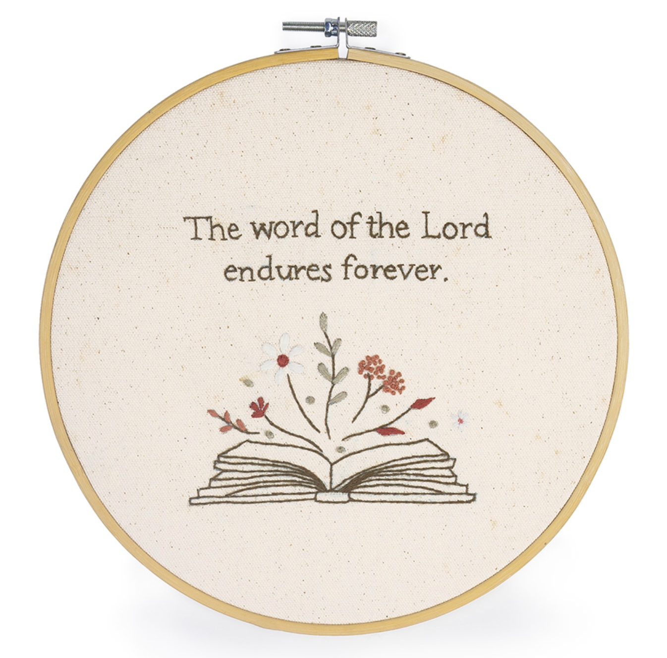 Word of the Lord Embroidery Hoop