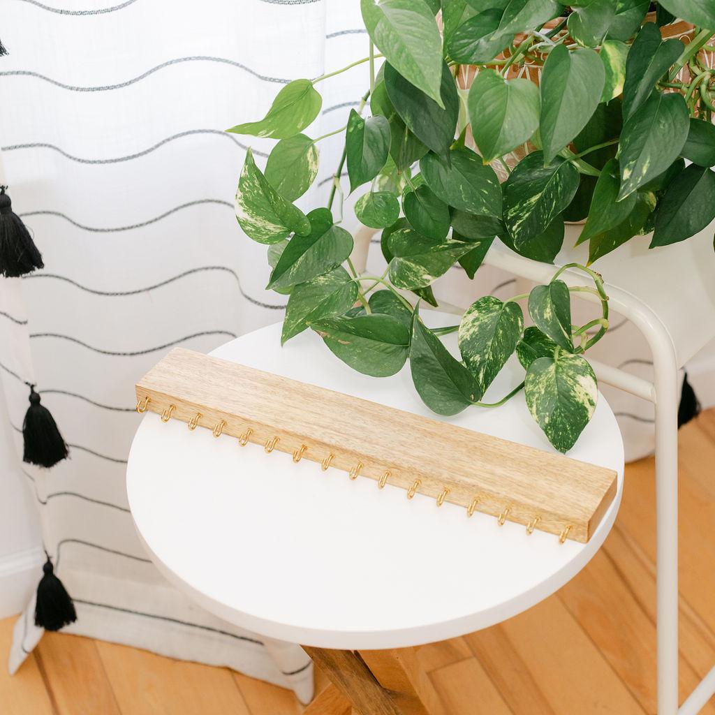 Wooden Earring Holder